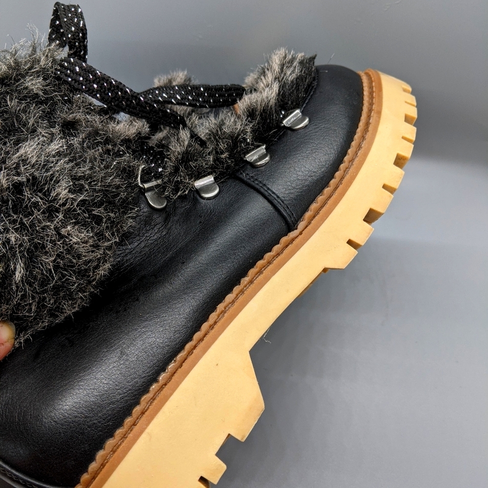 Sam Edelman faux fur boots size 7 - Picture 8 of 12